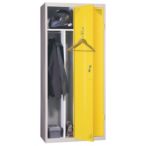 575x575px vestiaire industrie salissante monobloc demontable gris jaune 1018 2c 1p metal 2a