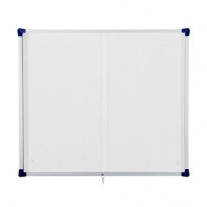 ulmann 300535 vitrine interieure glaces coulissantes 6 a4 blanc