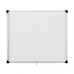 ulmann 300535 vitrine interieure glaces coulissantes 6 a4 blanc